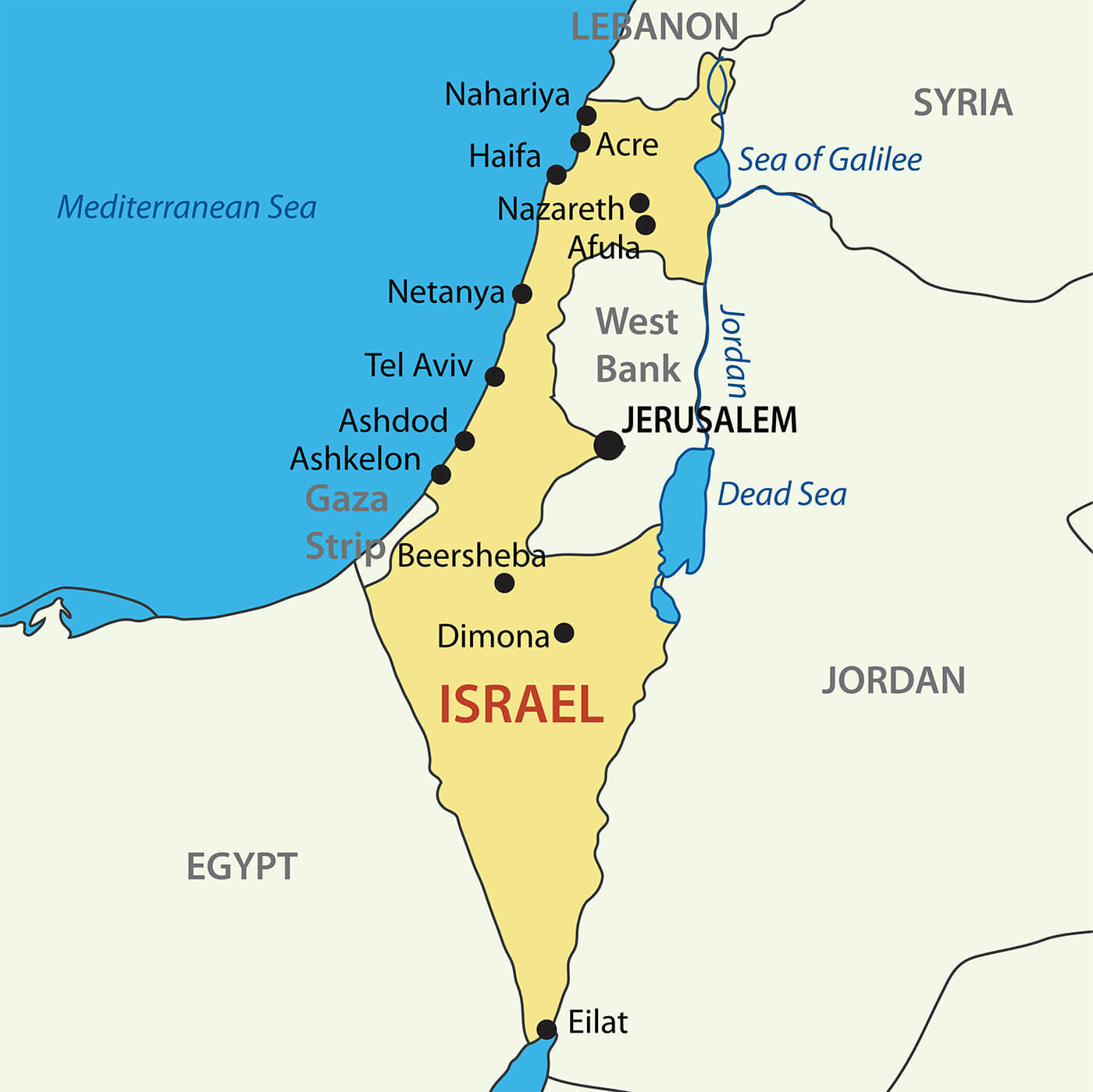 mapa israel2